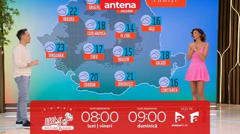 Super Neatza, 14 mai 2024. Prognoza meteo cu Ramona Olaru: Se încălzește ușor în unele zone din țară