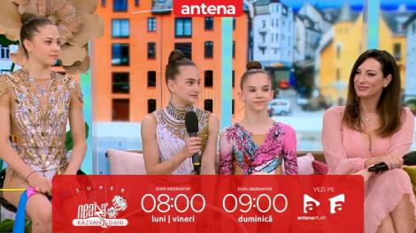 Super Neatza, 15 mai 2024. Gimnastica Ritmică Românească a cucerit 5 medalii la Cupa Europei