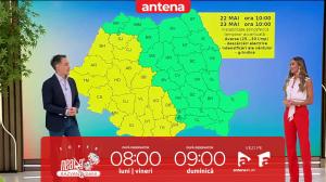 Super Neatza, 23 mai 2024. Prognoza meteo cu Diana Munteanu: Vreme instabilă în jumătatea de vest a țării