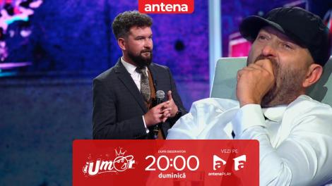 Finala iUmor sezonul 16, 26 mai 2024. Sasha Ciobanu, super moment de autoironie. Gestul pe care Cheloo l-a făcut cu nonșalanță în timpul numărului