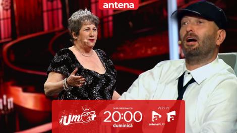 Finala iUmor sezonul 16, 26 mai 2024. Doamna Gicuța a pregătit un număr „mai zdrențuros”: „Dacă te cunoșteam eu când eram fată mare...”
