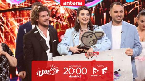 Finala iUmor sezonul 16, 26 mai 2024. Mădălina Mihai a câștigat trofeul și marele premiu de 20.000 de euro