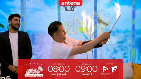 Super Neatza, 13 iunie 2024. Magicianul Robert Tudor, un show incendiar în platoul matinalului