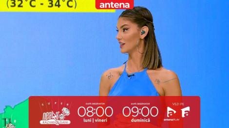 Super Neatza, 21 iunie 2024. Prognoza meteo cu Ramona Olaru: Caniculă și disconfort termic în mare parte din țară