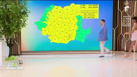 Super Neatza, 2 iulie 2024. Prognoza meteo cu Ramona Olaru: Vreme cu fenomene extreme