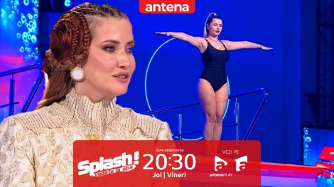 Splash! Vedete la apă, sezon 6, 22 august 2024. Mădălina, soția lui Emi de la Noaptea Târziu, a sărit de la 3 metri