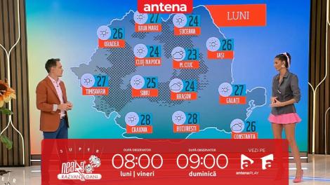 Super Neatza, 23 septembrie 2024. Prognoza meteo cu Ramona Olaru: Vreme însorită și caldă