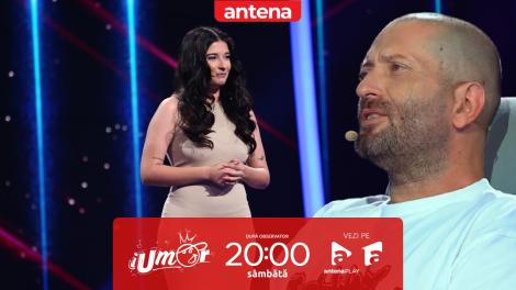 iUmor sezonul 17, 5 octombrie 2024. Roxana Nicoleta i-a băgat în ceață pe jurați cu numărul ei de umor