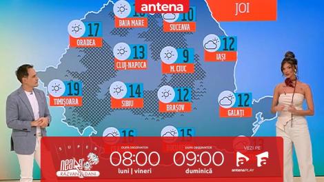 Super Neatza, 16 octombrie 2024. Prognoza meteo cu Ramona Olaru: Vremea este variată, cu temperaturi scăzute