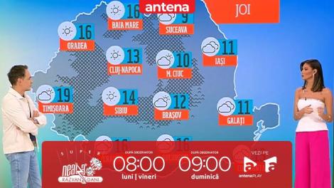 Super Neatza, 17 octombrie 2024. Prognoza meteo cu Ramona Olaru: Vreme rece, cu cer variabil