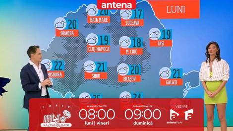 Super Neatza, 28 octombrie 2024. Prognoza meteo cu Ramona Olaru: Maxime de până la 25 de grade