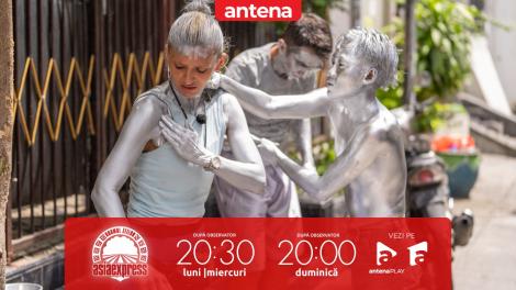 Asia Express, 30 octombrie 2024. Concurenții s-au transformat în silver man! Ce au făcut Oana și Găinușă când s-au văzut argintii