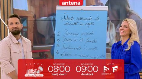 Super Neatza, 21 noiembrie 2024. Ce subiecte de discuție poți aborda ca părinte cu copilul tău