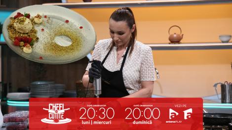 Chefi la cuțite | Sezonul 14, 26 noiembrie 2024. Iulia Magda Pătrașcu, super desert pentru jurați! Câte cuțite a primit