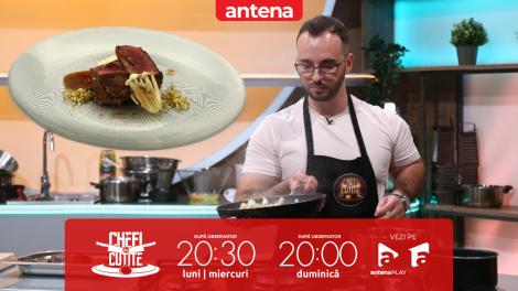 Chefi la cuțite | Sezonul 14, 2 decembrie 2024. Chef Alexandru Sautner și-a desemnat cuțitul de aur! Cu ce preparat l-a impresionat Daniel Ioan Pleșcan