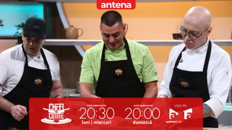 Chefi la cuțite | Sezonul 14, 2 decembrie 2024. Paul Novac, Octavian Ionescu și Isam au făcut show! Ce le-au gătit juraților