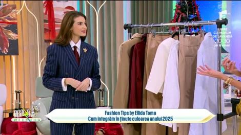 Neatza de Weekend, 8 decembrie 2024. Fashion Tips by Ellida Toma: Cum integrezi în ținute culoarea anului 2025