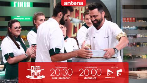 Chefi la cuțite | Sezonul 14, 10 decembrie 2024. Chef Orlando Zaharia împarte cutiile cu ingredientele: Sunt stresat!