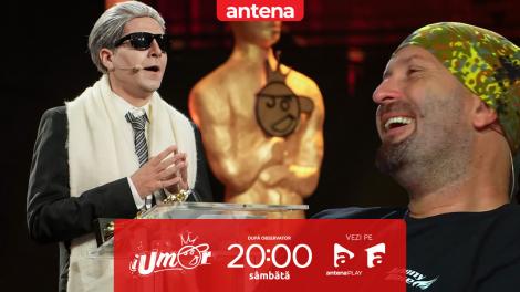 Gala Premiilor iUmor sezonul 17, 14 decembrie 2024. George Tănase, alias Corneliu Vadim Tudor, câștigă categoria ”Scriitorii fantoma ai anului”: M-aș răsuci în groapă, dar nu pot!