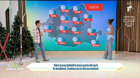 Super Neatza, 10 ianuarie 2025. Prognoza meteo cu Ramona Olaru: Vânt și precipitații în mare parte din țară