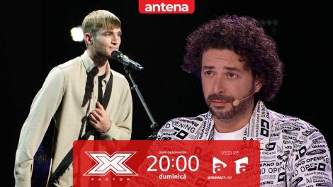 X Factor sezonul 11, 26 ianuarie 2025. Șterban Dionis a interpretat piesa „Someone You Loved” de Lewis Capaldi