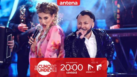 Te cunosc de undeva Sezonul 21, 22 februarie 2025. Emy Alupei și Laila Hafiz s-au transformat în Diana Matei și Leo de la Roșiori - Am atins cerul cu mâna