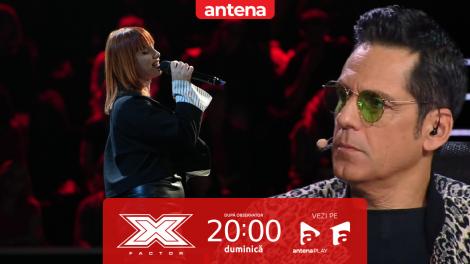 X Factor sezonul 11, 9 martie 2025. Cristina Cînța a interpretat piesa "Segni sulla Pelle"