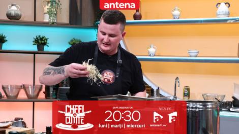 Chefi la cuțite | Sezonul 15, 24 martie 2025. Vadim Broslav a gătit un borș rusesc. Ce pariu au făcut chef Richard Abou Zaki și chef Alexandru Sautner