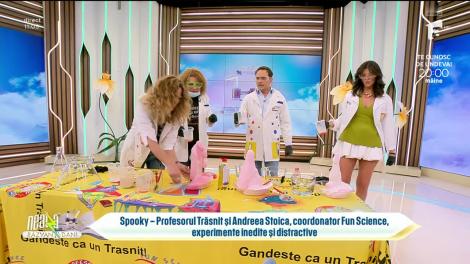 Super Neatza, 28 martie 2025. Profesorul Trăsnit, Spooky te învață cum să faci experimente inedite cu ajutorul drojdiei