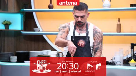 Chefi la cuțite | Sezonul 15, 1 aprilie 2025. Ce au putut să spună chefii de preparatul lui Radu Andronache, atunci când acesta nu se afla în platou