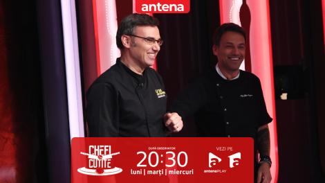 Chefi la cuțite | Sezonul 15, 1 aprilie 2025. Surpriză de proporții pentru chef Ștefan Popescu! Bogdan, fratele său, i-a gătit două preparate care să-i aducă aminte de copilărie