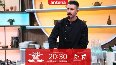 Chefi la cuțite | Sezonul 15, 2 aprilie 2025. Alex, fratele lui Radu Drăgușin, are o meserie total opusă de tânărul fotbalist. Ce rețetă le-a gătit juraților