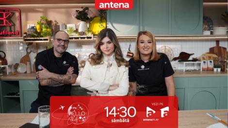 Hello Chef sezonul 9, 5 aprilie 2025. Chef Samuel și Roxana Blenche, o nouă provocare în bucătărie! Ce rețete au de gătit pentru Cezara