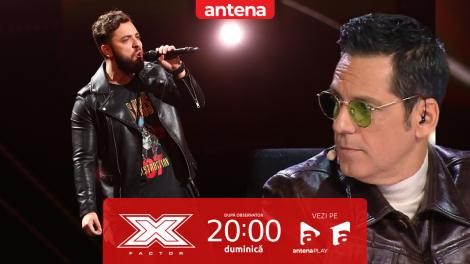 X Factor sezonul 11, 6 aprilie 2025. Adrian Petronius Vasilică a cântat piesa "Fly me to the moon".