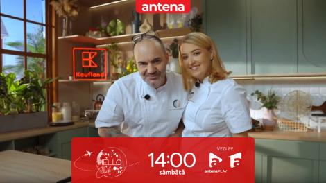 Hello Chef sezonul 9, 12 aprilie 2025. Chef Samuel și Roxana Blenche, o nouă provocare în bucătărie! Ce rețete au de gătit pentru Bogdan Simion
