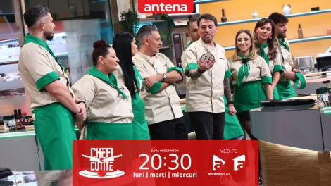 Chefi la cuțite | Sezonul 15, 16 aprilie 2025. Chef Ștefan Popescu a sunat alarma și a apelat la două amulete! Doi concurenți și-au schimbat echipele