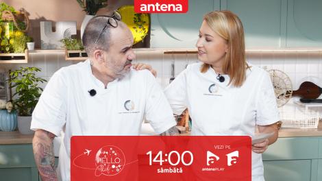 Hello Chef sezonul 9, 19 aprilie 2025. Chef Samuel și Roxana Blenche, o nouă provocare în bucătărie! Ce rețete au de gătit pentru Nicolai Tand