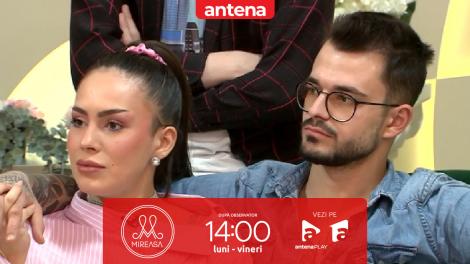 Mireasa sezonul 11, 22 aprilie 2025. Ema, deranjată de glumele pe care le face Adrian cu Amalia
