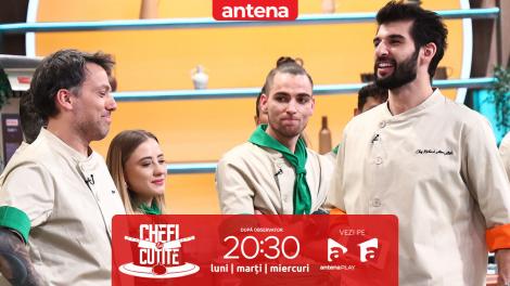 Chefi la cuțite | Sezonul 15, 22 aprilie 2025. Chef Richard Abou Zaki a sunat alarma. Echipele adverse trebuie să gătească cu o singură mână!