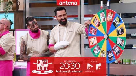 Chefi la cuțite | Sezonul 15, 23 aprilie 2025. Roata norocului cu ingrediente! Care este tema ediției