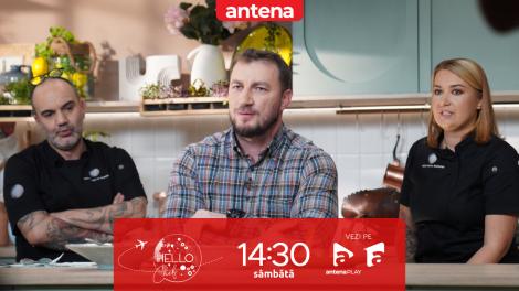 Hello Chef sezonul 9, 3 mai 2025. Chef Samuel și Roxana Blenche, o nouă provocare în bucătărie! Ce rețete au de gătit pentru Marian Godină