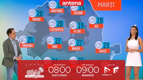 Super Neatza, 6 mai 2025. Prognoza meteo cu Ramona Olaru: Temperaturi în scădere