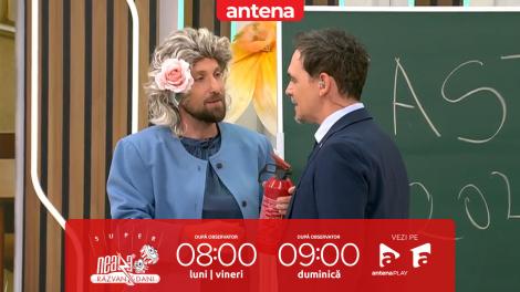 Super Neatza, 9 mai 2025. Scenă ca în „Liceenii”! Dani Oțil, profa cu rigla