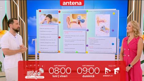 Super Neatza, 14 mai 2025. De ce apare amețeala și când trebuie să mergi la un consult ORL
