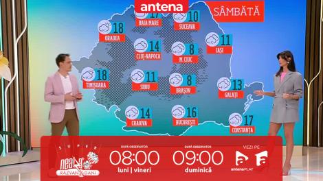 Super Neatza, 16 mai 2025. Prognoza meteo cu Ramona Olaru: Vremea se răceşte în toată țara