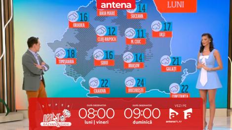 Super Neatza, 19 mai 2025. Prognoza meteo cu Ramona Olaru: Vreme instabilă și rece