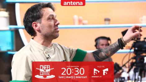Chefi la cuțite | Sezonul 15, 20 mai 2025. Chef Ştefan a aruncat în joc amuletă grea: Pot folosi cuţitele de aur ale echipelor adverse
