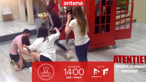 Mireasa sezonul 11, 27 mai 2025. Cine a leșinat în timpul probei Cabina Telefonică: Medic!
