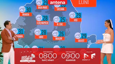 Super Neatza, 2 iunie 2025. Prognoza meteo cu Ramona Olaru: Vreme cu temperaturi până la 33 de grade