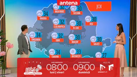 Super Neatza, 5 iunie 2025. Prognoza meteo cu Ramona Olaru: Sunt așteptate averse în zonele montane